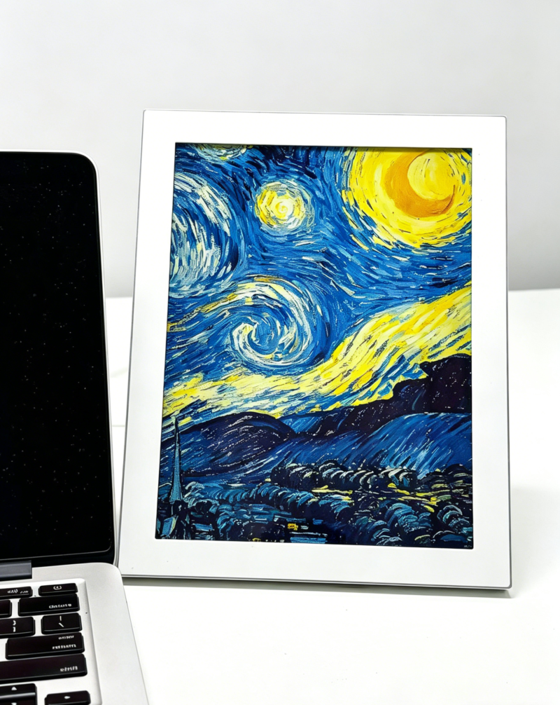 13.3 inch Spectra6 (E6) full color e-paper photo frame
